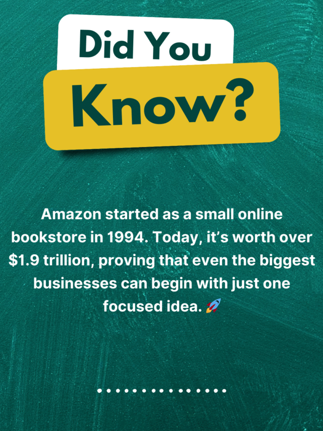 Did You Know Amazon Story?